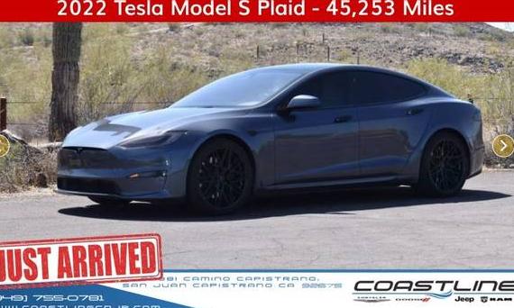 TESLA MODEL S 2022 5YJSA1E65NF459672 image
